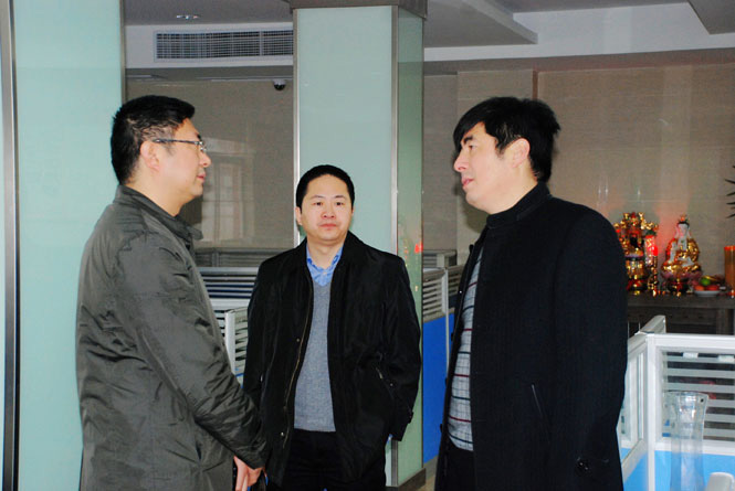 鹽城市經(jīng)信委、軟件園領(lǐng)導(dǎo)蒞臨鹽城思科檢查指導(dǎo)工作會議報道